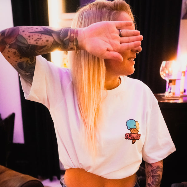 SCHIROCKI – „brainfreeze“ T-Shirt (Weiß)